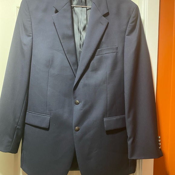 Michael Kors Blue Blazer jacket Sleek Modern Fit - Picture 1 of 7